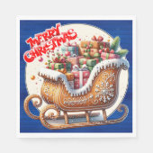 大切クリスマスマッチセット スタンダードランチョンナプキン (正面)