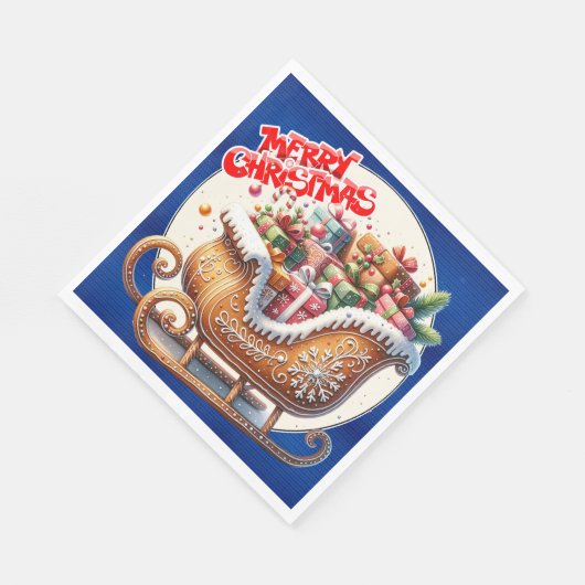 大切クリスマスマッチセット スタンダードランチョンナプキン (角)