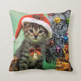 大切クリスマス猫 クッション