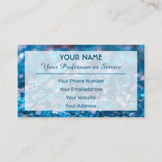 大切サファイアgemビジネスカード 名刺 (裏面)