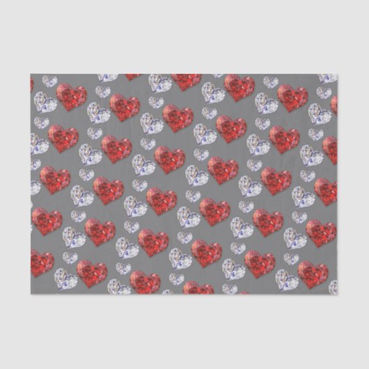 大切ダイヤエレガントモンドハート 薄葉紙 (正面)