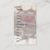 大切ハート名刺テンプレート 名刺 (正面)