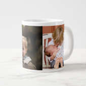 大切パーソナライズされたな瞬間のマグカップ – キャプチャ ジャンボコーヒーマグカップ (正面右)