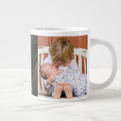 大切パーソナライズされたな瞬間のマグカップ – キャプチャ ジャンボコーヒーマグカップ (右)