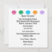 大切ビーチ格言-テーマ招待状 招待状 (裏面)