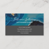 大切ブルークリスタルジェムズラグジュアリージュエリー 名刺 (裏面)