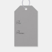 大切プレゼントを作るカスタム文字 ギフトタグ (裏面)