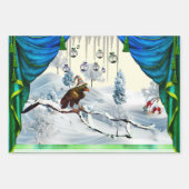 大切休日ラッピング紙3枚組 ラッピングペーパーシート (正面3)