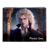 大切宝石の誕生石ゴシック美術 カレンダー (カバー)