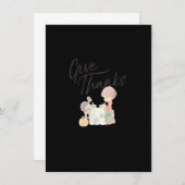 大切感謝祭与えのドル 招待状 (正面/裏面)