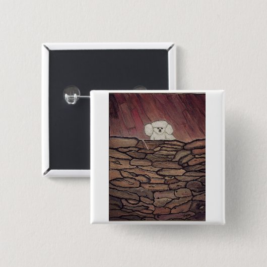 大切沈黙 缶バッジ (正面&裏面)