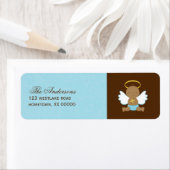 大切男の赤ちゃん《キリスト教》洗礼式や命名式 ラベル (インサイチュ)