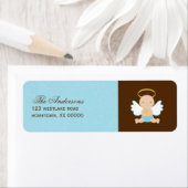 大切男の赤ちゃん《キリスト教》洗礼式や命名式 ラベル (インサイチュ)