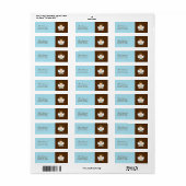 大切男の赤ちゃん《キリスト教》洗礼式や命名式 ラベル (フルシート)