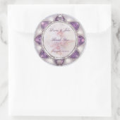 大切結婚ステッカー ラウンドシール (バッグ)