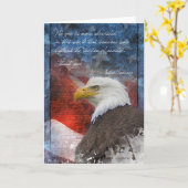 大切 – 軍隊サポートのグリーティングカード カード (黄色い花)