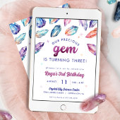 大切Gem Girls 3rd誕生日クリスタル 招待状