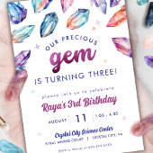 大切Gem Girls 3rd誕生日クリスタル 招待状