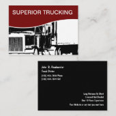 大判カメラのトラック運送 名刺 (正面/裏面)