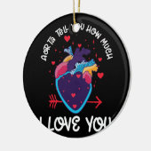 大動脈が君を解剖学的に愛している セラミックオーナメント (左)