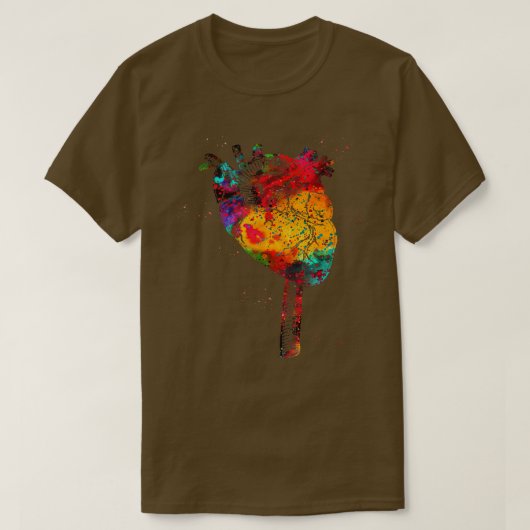 大動脈とハート1 Tシャツ (デザイン正面)