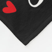 大動脈ハート弁手術を受けた遺族ハート病 フリースブランケット (角)