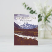 大動脈山調理師ナショナルパークニュージーランドレトロ ポストカード (スタンド正面)