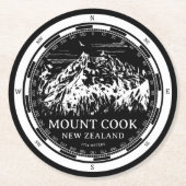 大動脈山調理師 – カンタベリーニュージーランド ラウンドペーパーコースター (正面)