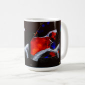 大動脈弁ドップラー心エコー図カップ コーヒーマグカップ (正面右)