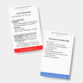 大動脈解離と肺出血  バッジ (Front & Back)