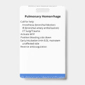 大動脈解離と肺出血  バッジ (Back)