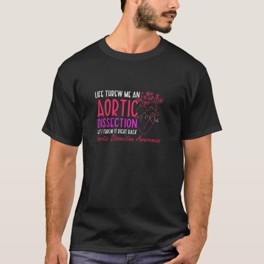 大動脈解離の生存者 Tシャツ (正面)
