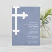 大十字宗教招待状、青 招待状 (スタンド正面)