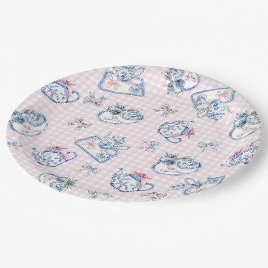 大千年の | クリスマスティーパーティー ペーパープレート (アングル)