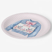 大千年の | 醜いクリスマスセーター ペーパープレート (アングル)