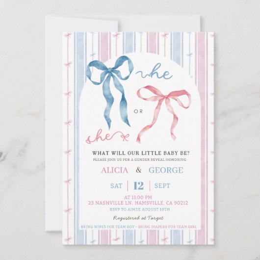 大千年名門私立校風の間期首の性別の公開 招待状 (正面)