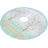 大千年紀のシノワセ名門私立校風のリーフローラ ブラッシュドポリエステルツリースカート (アングル)