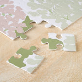 大千年紀アジサイ名門私立校風のかわいらしフローラ ジグソーパズル (側面)