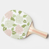 大千年紀アジサイ名門私立校風のかわいらしフローラ 卓球ラケット (横)