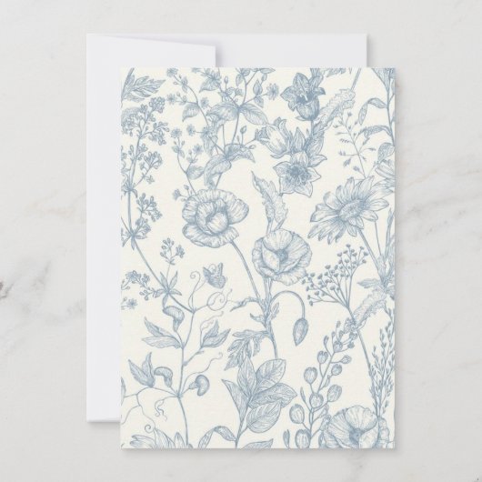 大千年紀エレガントの日程を保存 招待状 (裏面)