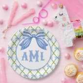 大千年紀前期 |モノグラム ペーパープレート (パーティー)