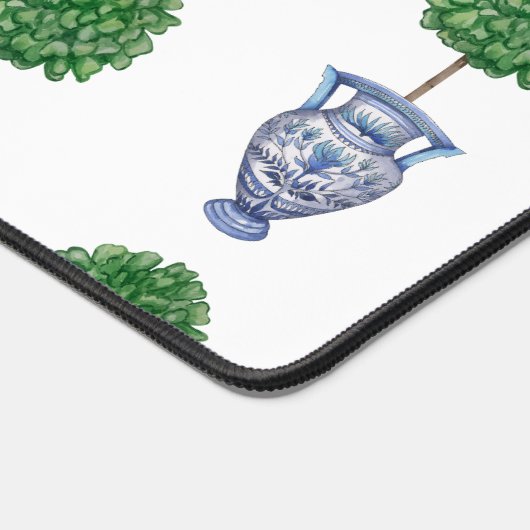 大千年紀名門私立校風のの宝瓶の青 デスクマット (コーナー)