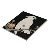 大原光尊素晴らしのCockatoo and Pomegranate タイル (側面)