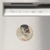 大原光尊『金魚の猫と丼』 マグネット (インサイチュ (食洗機))