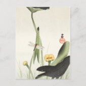 大原公日本の尊の絵画葉書小原古邨の日本画 ポストカード (正面)