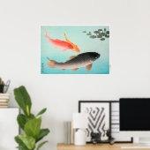 大原好尊のコモン・ゴールデン・カープ（1935年） ポスター (ホームオフィス)