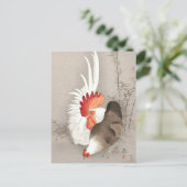 大原好村の鶏と鶏 ポストカード (スタンド正面)