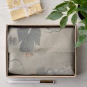 大原小村のビンドウィードで2匹の昆虫 薄葉紙 (ギフト)