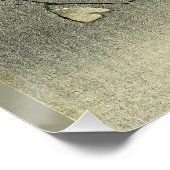 大原小村の木の枝に生えるフクロウ ポスター (コーナー)