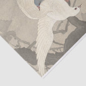 大原小村の枝に2羽のハト 薄葉紙 (詳細)